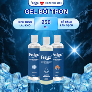 Gel bôi trơn quan hệ Feelex Lubricant cảm giác ấm, lạnh, siêu trơn, nhiều mùi hương - 250ml