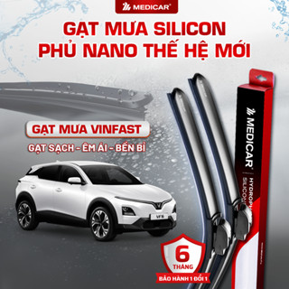 [VINFAST] Cặp Gạt Mưa silicon phủ Nano chống nước MEDICAR dành cho xe ô tô VINFAST
