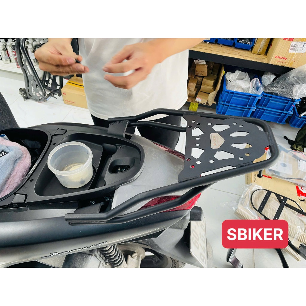 Baga Sau Xe Janus - Baga Tấm Cnc Gắn Thùng Sau Cho Xe Yamaha Janus