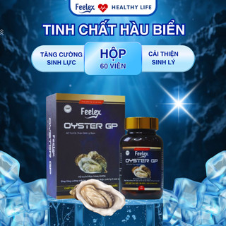  Tinh chất hàu biển cao cấp Feelex Oyster GP giúp tăng cường sinh lý tăng ham muốn cho nam giới - hộp 60 viên 