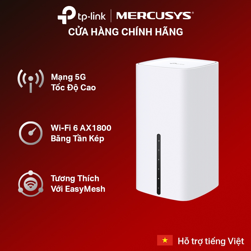 Router Wi-Fi 6 AX1800 TP-Link Archer NX200 | Dùng Sim 5G, Băng Tần Kép, EasyMesh, Cổng WAN/LAN Gigab