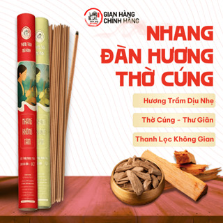 Nhang đàn hương thơm thờ cúng Phong Thuỷ Ngũ Hành, thơm dịu ít khói cao cấp
