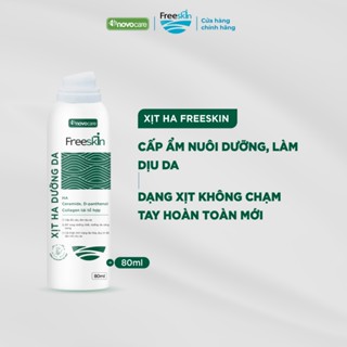  HA dạng xịt cấp ẩm nuôi dưỡng làm dịu da không chạm tay Novocare - Freeskin 80ml 