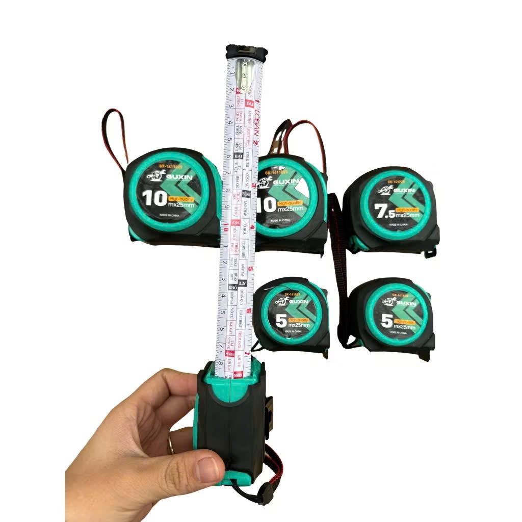 Thước cuộn GUXIN 5m 7.5m 10m - Thước mét chính hãng đủ kích thước