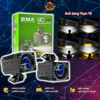  Đèn Trợ Sáng T2S V2 BMA 60W  New 2025  - Ánh Sáng Hoàn Hảo Sắc Nét Chống Chói Chống Nước IP68 Lắp Xe Tải Oto Xe Máy 