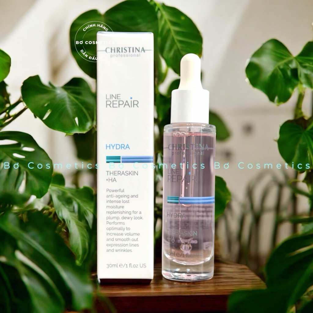 [Bơ Cosmetics] Tinh chất Serum cấp ẩm và phục hồi Christina Line Repair Hydra Theraskin + HA 30ml | 