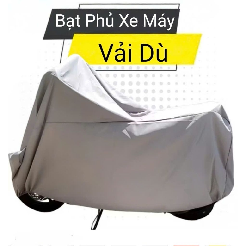 Bạt trùm xe máy, áo phủ trùm xe máy cao cấp vải dù che nắng, che mưa, chống bụi dành cho tất cả các loại xe máy.