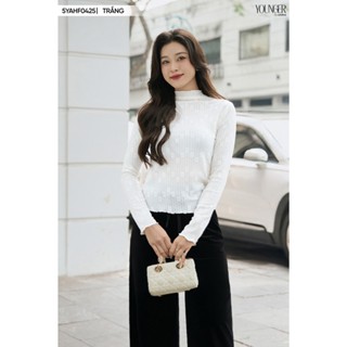  ÁO DÀI TAY REN CỔ LEO - Trẻ trung Ấm áp Phong cách trong ngày gió về  4AHF04  