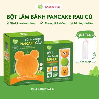 Bột làm bánh Pancake Mămmy làm bữa phụ cho bé chỉ với 5 phút bổ sung vitamin, giàu dinh dưỡng