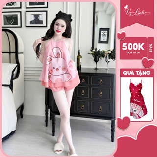 Bộ yếm nữ 3D cao cấp quần đùi chất liệu voan phối quần latin mềm mại, thoáng mát, thấm hút mồ hôi tốt s1194