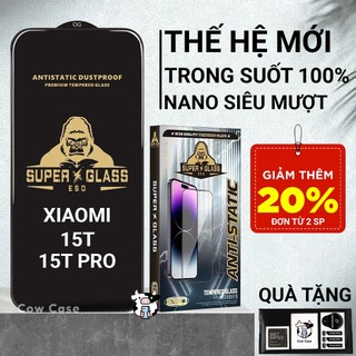  Cường lực Xiaomi 15T 15T Pro Cowcase full màn | Miếng kính dán bảo vệ màn hình cho Xiaomi 