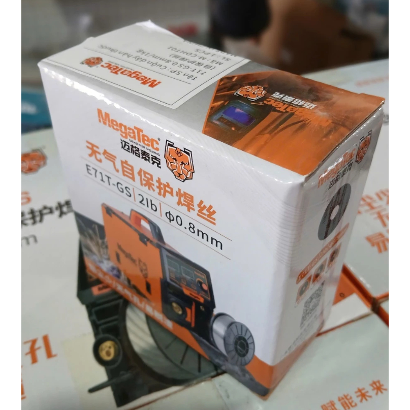 Dây sắt lõi thuốc 0.8mm E71T-GS Megatec ( 1kg ) - Dùng cho máy hàn mig không dùng khí