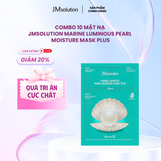   KOL  Combo 10 Mặt Nạ JMSolution Chiết Xuất Ngọc Trai Hỗ Trợ Dưỡng Ẩm Da Giúp Da Căng Bóng 30g - JMSo 