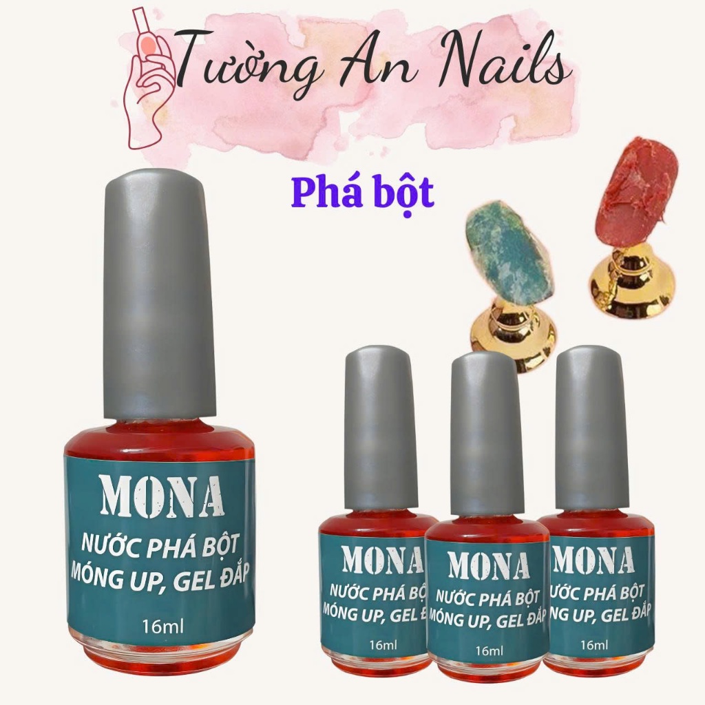 Combo 4 chai PHÁ MÓNG ÚP MONA nails