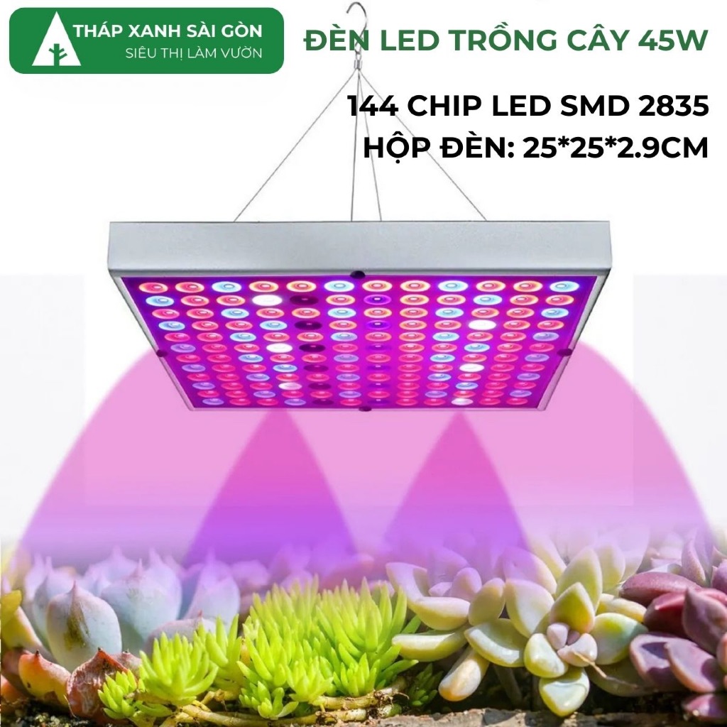 Đèn Led Trồng Cây, 144 Led SMD3825, Đèn Quang Hợp, Kích Thích Tăng Trưởng
