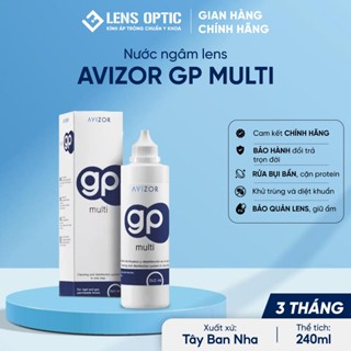  Dung dịch ngâm rửa kính áp tròng cứng Avizor GP Multi  240ml - nước ngâm lens ortho k LensOptic Hà Nội 