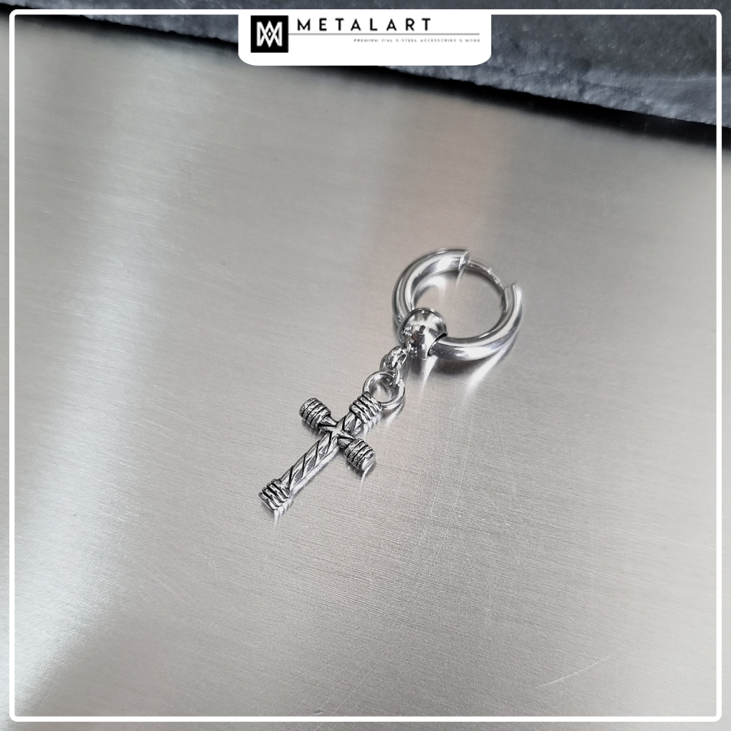 KHUYÊN TAI CRUX METALART - CHẤT LIỆU PREMIUM STAINLESS STEEL 316L.