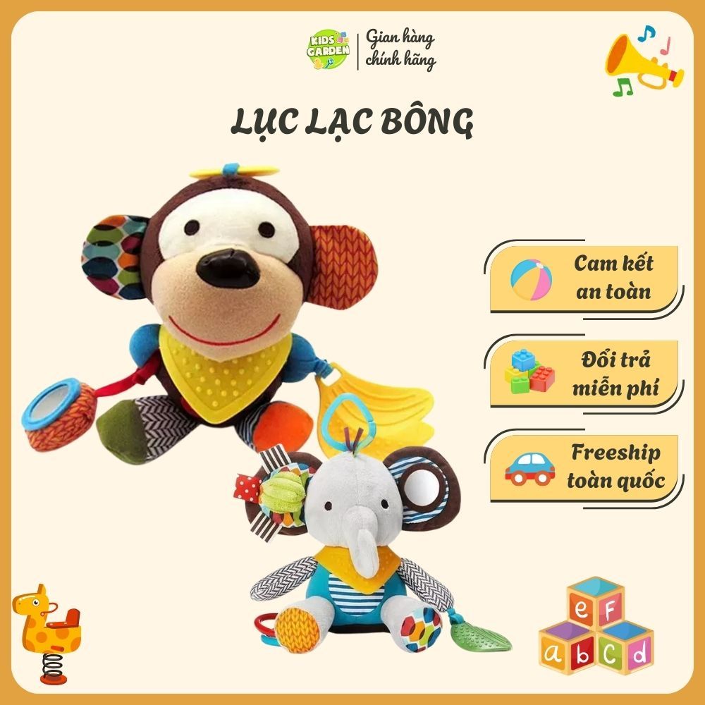 Đồ Chơi Lạc Bông Mềm Mại Ahihi - Người Bạn Đầu Tiên Của Bé