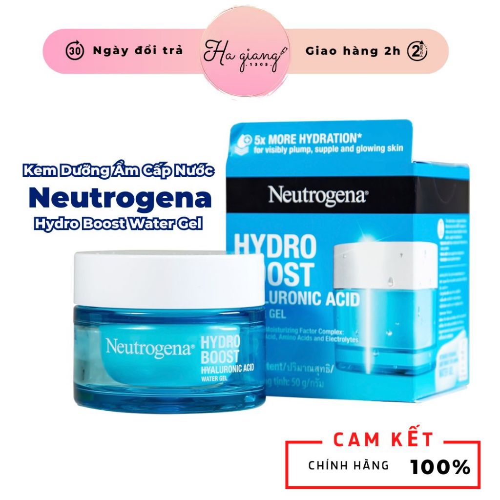 Kem Dưỡng Ẩm Neutrogena Hydro Boost Water Gel, Gel dưỡng ẩm, cấp nước Neutrogena Hydro Boost Aqua-Ge