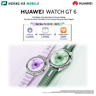 (TẶNG TAI NGHE) Đồng hồ thông minh Huawei Watch GT6 46mm/41mm Hỗ trợ NFC - Chính hãng