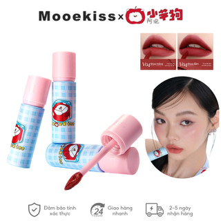  Mooekiss Son kem lì kết hợp cùng “cún táo nhỏ”,Chất son nhẹ giữ ẩm 