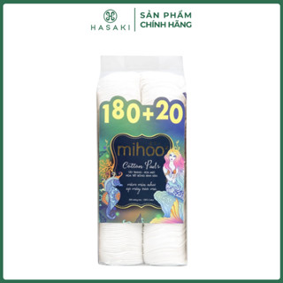 [DAILY] Bông Tẩy Trang Mihoo Túi Mermaid Cotton Pads 200 Miếng Hasaki Sản phẩm chính hãng