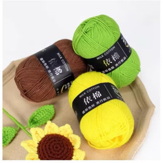  Len cotton milk mác đen  mã màu từ 1-30  