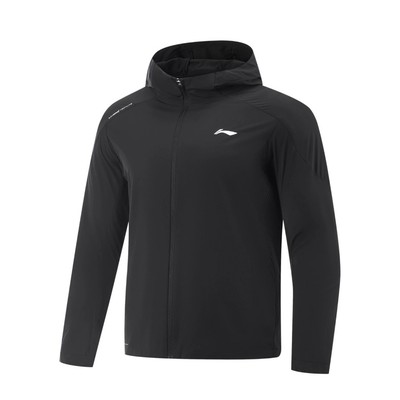 Áo Khoác Gió (1 lớp) Có Mũ Thể Thao Nam Li-Ning Tập luyện/Training AFDVB59-1V