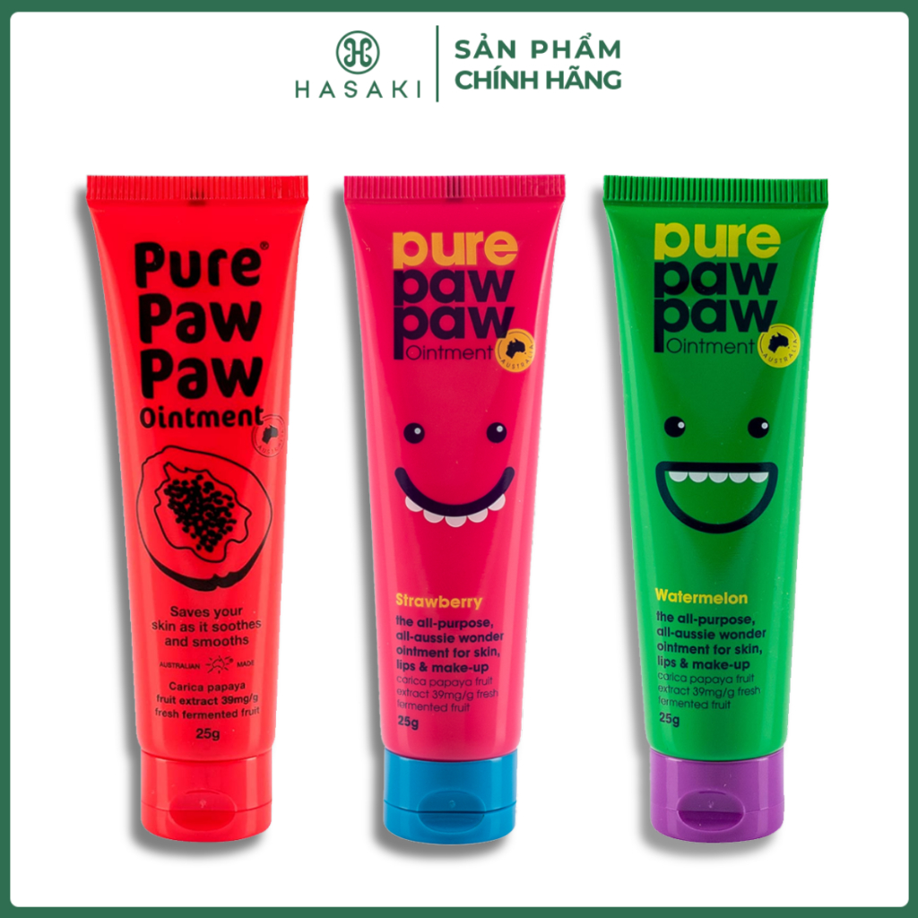   DAILY  Dưỡng Môi Đa Năng Pure Paw Paw Chiết Xuất Đu Đủ 25g Hasaki Sản Phẩm Chính Hãng 