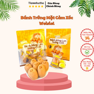  Bánh Bông Lan Trứng Cười Weisiel Bánh Trứng Mặt Cảm Xúc Nhân Sốt Salad  gói 248g  