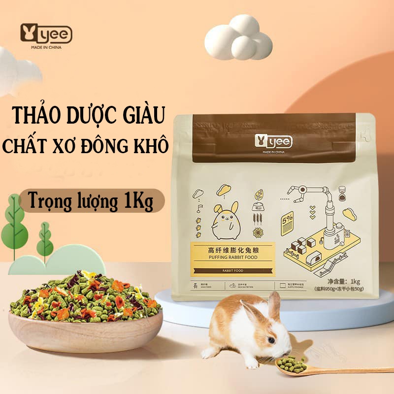Thức ăn bổ sung chất xơ cho Thỏ