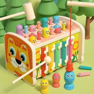 Trò Chơi Đập chuột kết hợp đàn Xylophone. Đồ Chơi Cho Bé 1 Tuổi S-Kids.