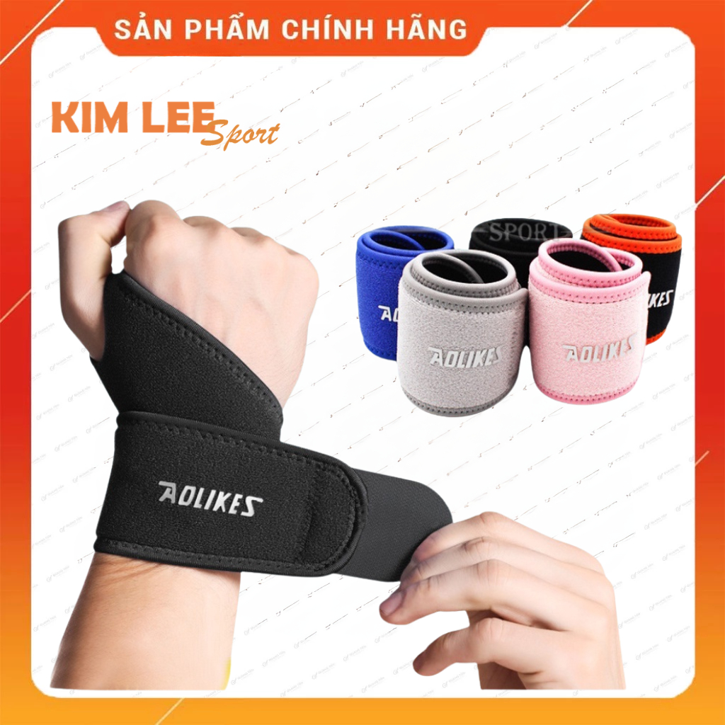 Băng quấn bảo vệ cổ tay Aolikes 7937 - 1 đôi cao cấp chính hãng