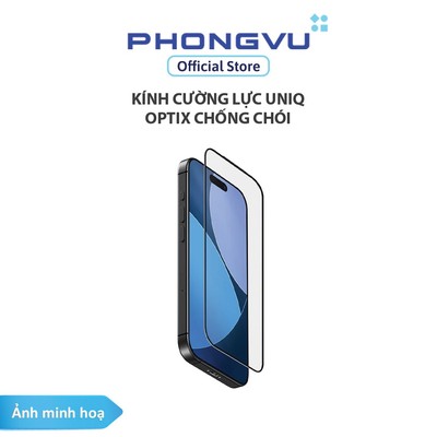 Kính cường lực UNIQ OPTIX Chống chói - Không bảo hành