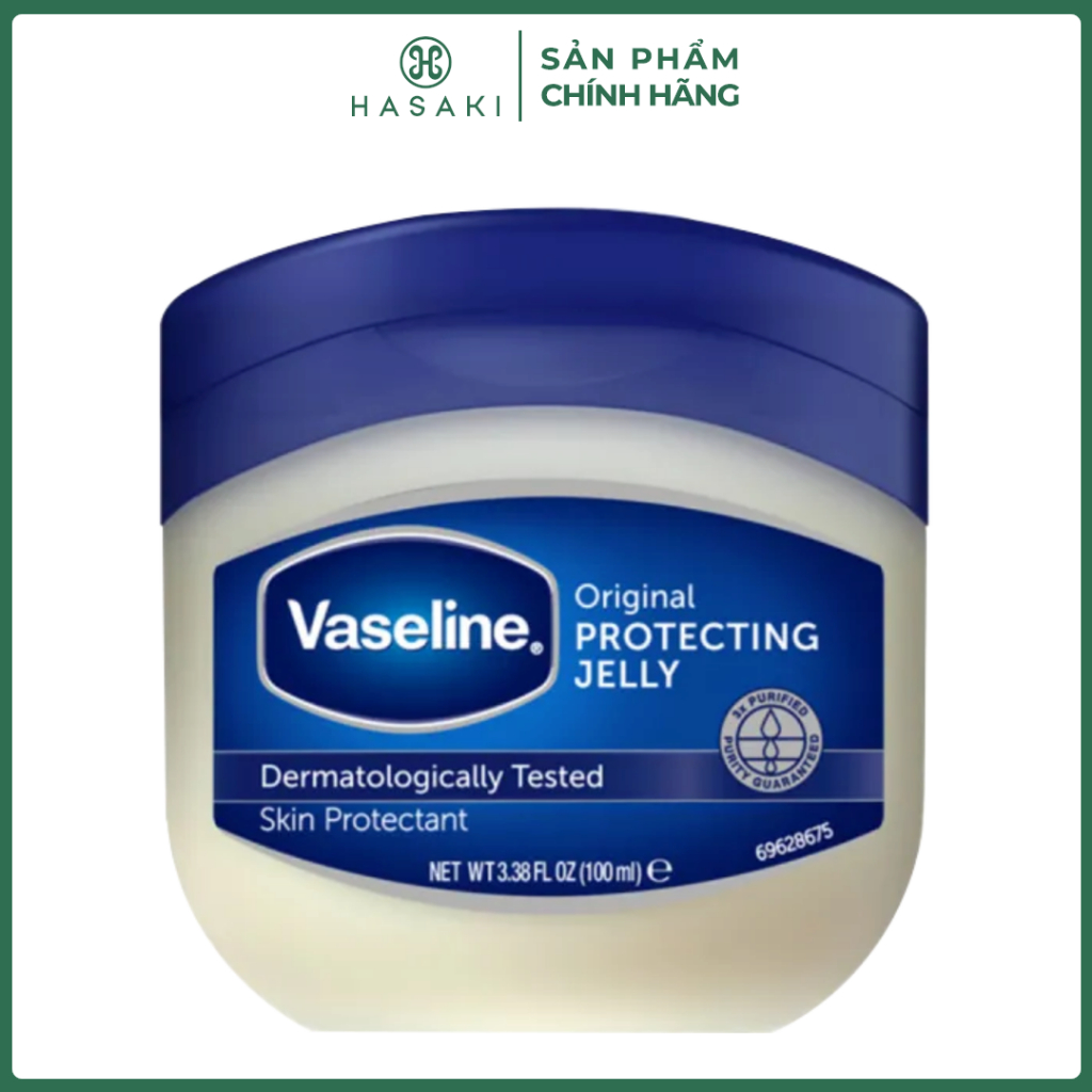   DAILY  Sáp Dưỡng Ẩm Vaseline Pure Petroleum Jelly 50ml Hasaki Sản Phẩm Chính Hãng 