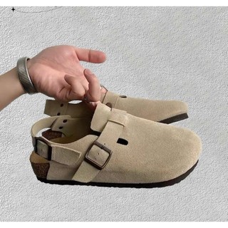   QUAI HẬU  Dép sục sandal nam nữ quai da lộn TERRA có 3 màu dễ đi đế đúc cao su non 