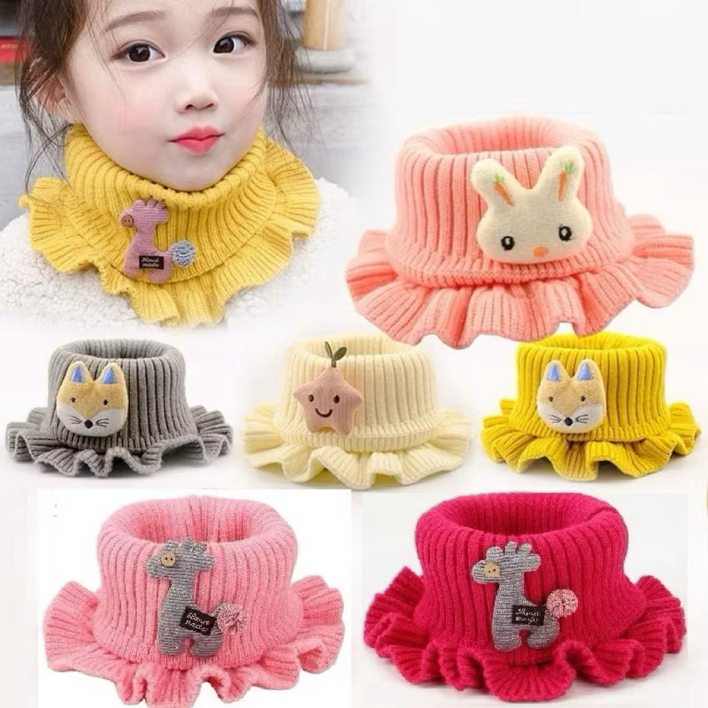 Khăn Quàng Cổ Cho Bé Mùa Đông 3-10 Tuổi Khăn Ống K61