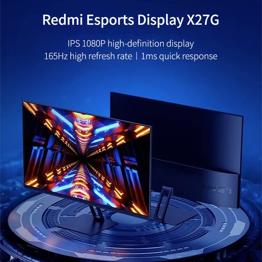 Màn hình Redmi X27G 27inch IPS 1080P HD 165Hz 1ms phản hồi nhanh 99% sRGB Xanh lam thấp độc hại