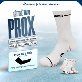 Tất vớ thể thao chuyên nghiệp Spinnix ProX–đệm bảo vệ, thoáng khí, chống trượt chơi pickle, bóng đá