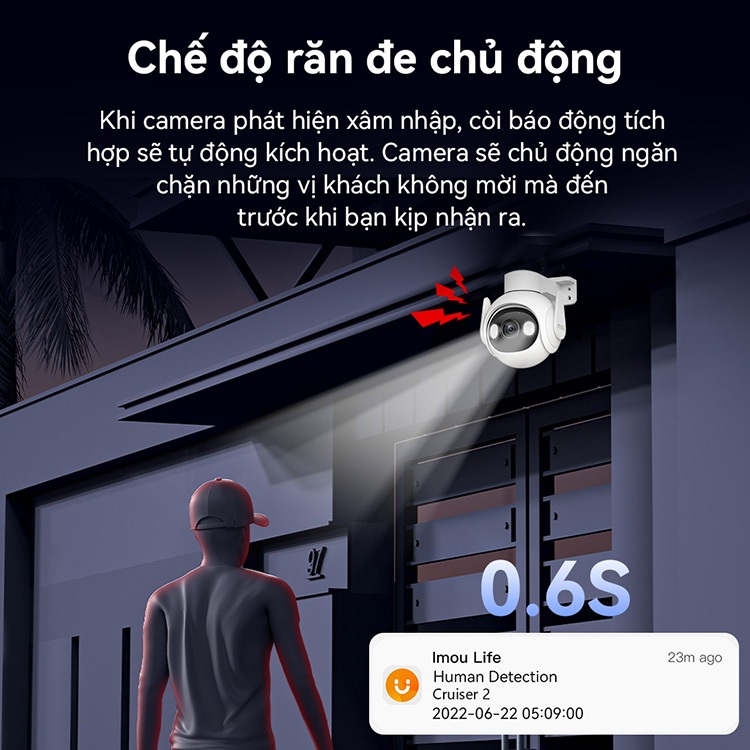 Camera Wifi ngoài trời Imou Cruiser 2 I 3MP/5MP I Chống nước IP66 I Loa cảnh báo I Màu về đêm | BigBuy360 - bigbuy360.vn