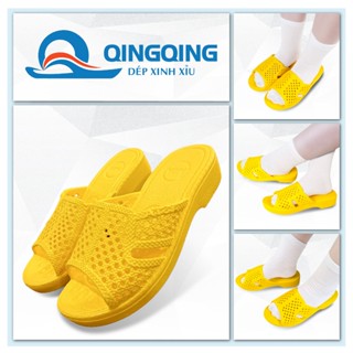  Dép tổ ong VÀNG cao cấp siêu nhẹ đế dày 3.4cm,chống trơn trượt FORM CHUẨN 