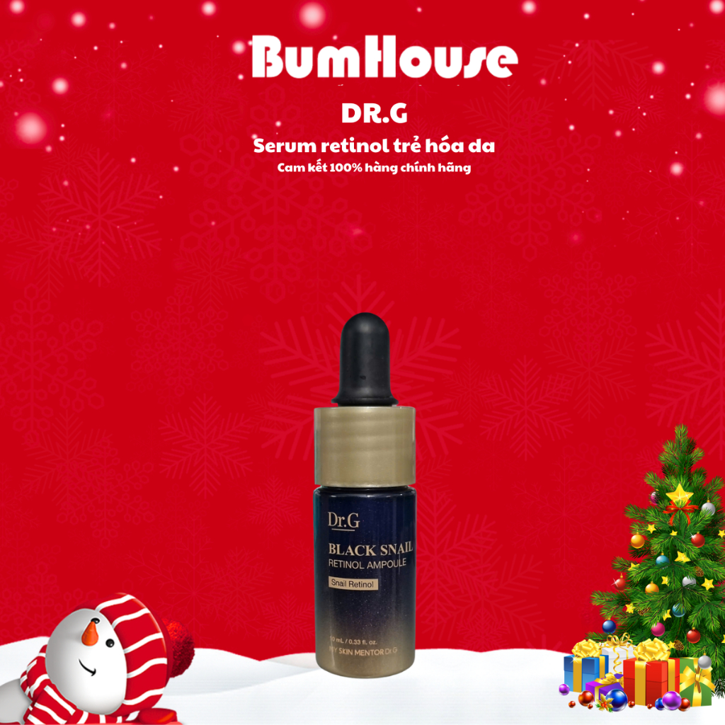 Tinh chất Dr.G Black Snail Retinol Ampoule Giúp Trẻ Hóa, Sáng Da 10ml