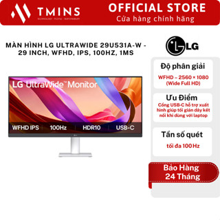  Màn hình LG UltraWide 29U531A-W - 29 Inch WFHD IPS 100Hz 1ms - Hàng chính hãng 