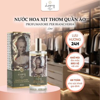 Nước Hoa Xịt Thơm Quần Áo LOGEVY LINO LINEN Hương Quý Tộc Phương Đông Xịt Vải Khử Mùi