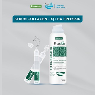  Combo HA dạng xịt 80ml & Serum Collagen 20 ống BFS x 2.5ml Novocare - Freeskin 