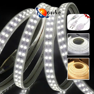 220V Double Row 2835 Không thấm nước Led Light Strip Trần bọc cây bên trong đèn led trang trí ngoài trời