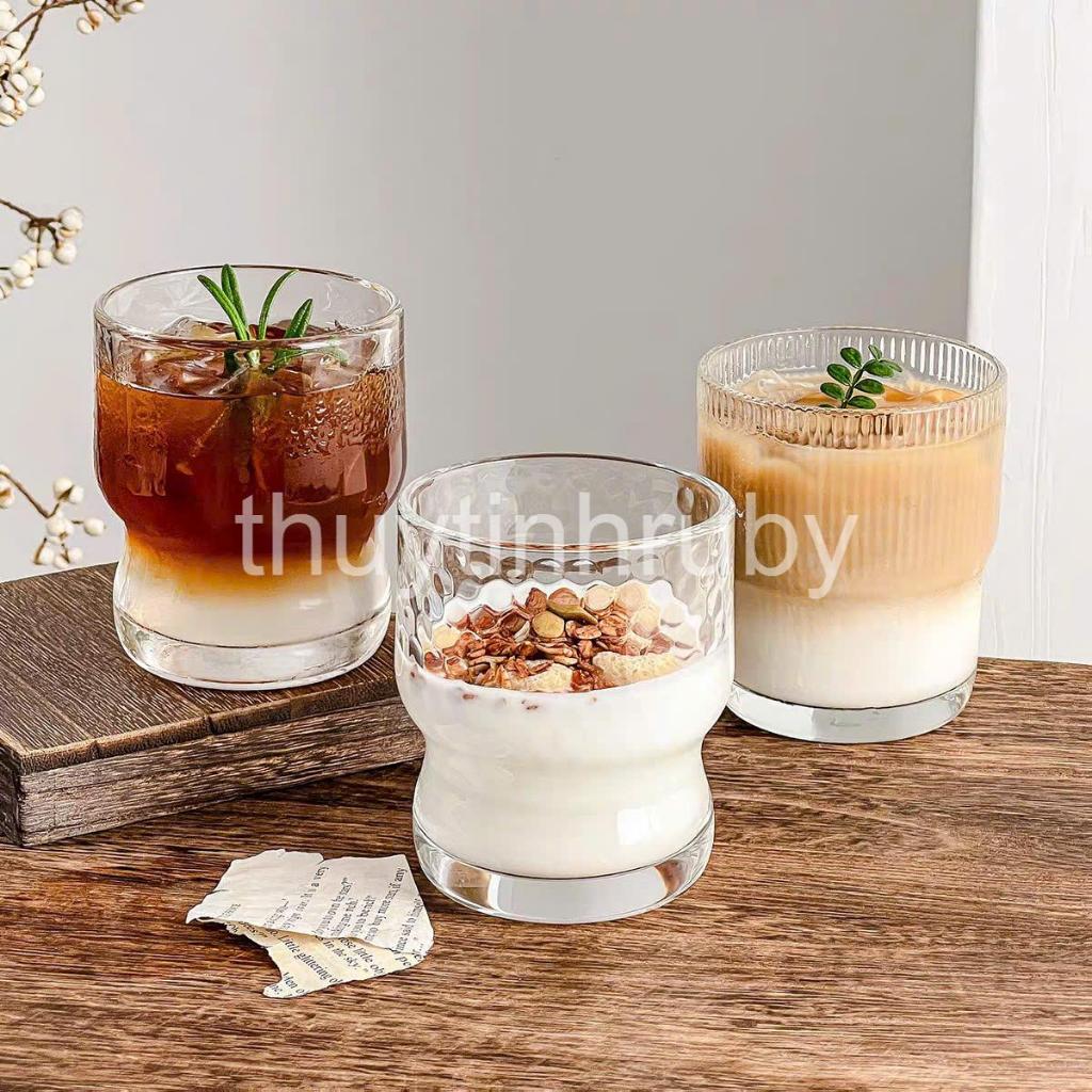 Ly cafe, ly thuỷ tinh uống sinh tố, ly kem, ly cocktail, cốc uống nước, ly cốc decor