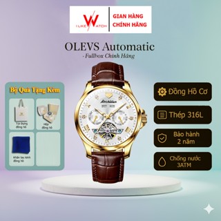Đồng hồ JSDUN automatic nam chính hãng lộ máy cơ chống thấm nước,Đồng hồ đeo tay quà tặng nam giới