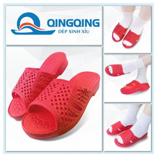  Dép tổ ong VAC ĐỎ  Lùi 1 size  nhựa EVA siêu nhẹ,êm chân,đủ size -Hàng chính hãng 