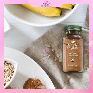 Bột quế Ceylon hữu cơ Simply Organic (Organic Ceylon Powder) - 69gr